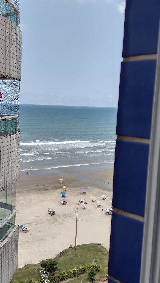 Belo apartamento com vistas para o mar - Pé na areia - Churrasqueira na varanda Praia Grande  Exterior foto